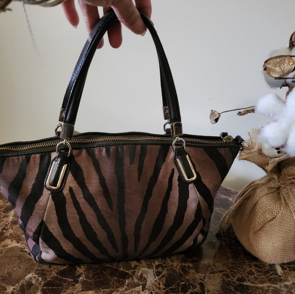 EUC Coach Satchel, animal print - Picture 1 of 12